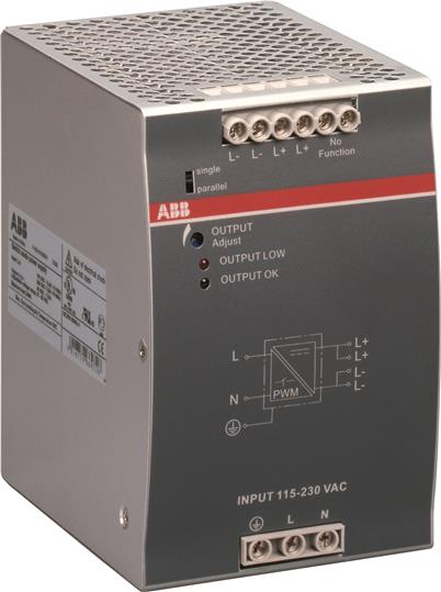 FUENTE DE ALIMENTACION SAL 24VCC 20A ENTR 90-132VCA, 180-264 V AC, 210-370VCC   CP-E 24/20