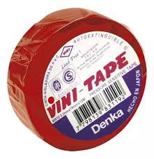 CINTA AISL PVC VINI-TAPE 19MM X 20M   ROJA  (SIMIL 770)