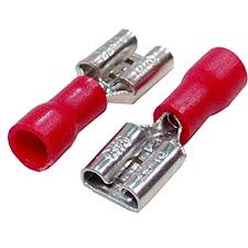 [125869] TERMINAL PREAISL  A16  PALA HEMB 6.3MM ROJO   42599     A16 