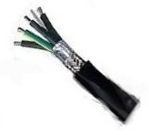 [128391] CABLE BLINDADO TPR  5X   1MM2 C/PANTALLA ALUMINIO+MALLA DE COBRE EXTERIOR