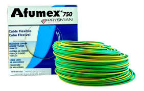 [134917] CABLE FLEX AFUMEX 750     1X  2.5MM2 VERDE/AMARILLO X MT