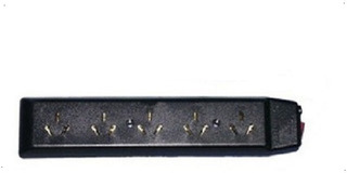 Prolongador De 5 Tomas Negro C/cable 1 50 Mts Cambre