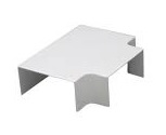 [TE-100-50-BL] CKD   DERIVACION EN T P/CANAL 100X 50 MM BLANCO