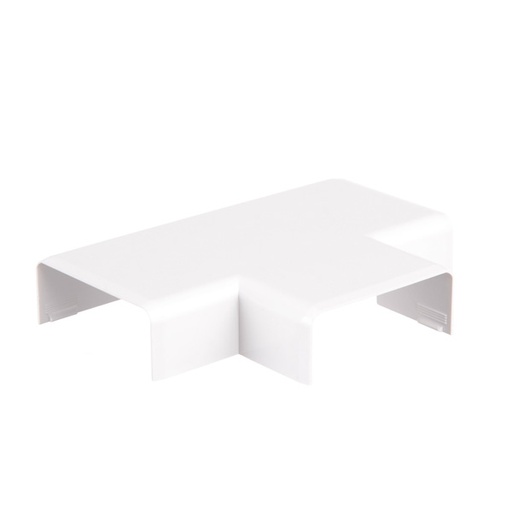 [TE-4016-BL] TE PLANA P/CANAL 40 X 16 MM BLANCO   605.507