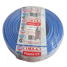 [146178] CABLE CU/PVC FLEX 1X  6MM2 PLASTIX CF CELESTE X MT