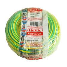 [146183] CABLE CU/PVC FLEX 1X  2.5MM2 PLASTIX CF VERDE/AMARILLO X MT