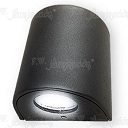 [149952] APLIQUE P/PARED 1X75W E27 VACIO (GRANDE) NEGRO