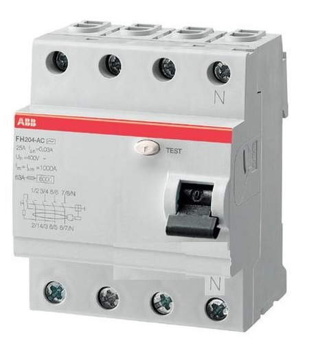 [FH204 AC-40/0,3] INT DIFERENCIAL 4X   40A 300MA FH204 AC-40/0.3