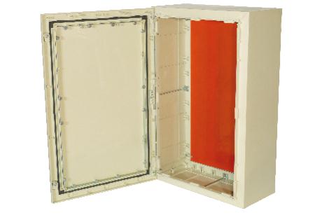 [158415] GAB PVC BEIGE 500 X 500 X 250MM IP65 C/CHASIS