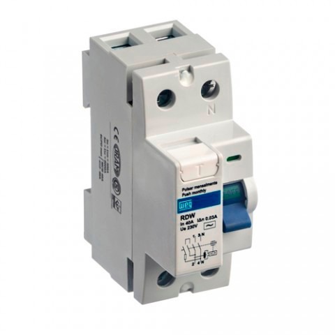 [RDWS-AC-30-40-2-D24] INT DIFERENCIAL 2X 40A  30MA   RDWS-AC-30-40-2-D24