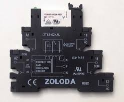[IZET62-024CL-024CO-2501I06] INTERFACE ELECTROM 6.2MM TORN 1 CONT INV Ent: 24VCC (+A1-A2) Sal: 250V 6A  221.019