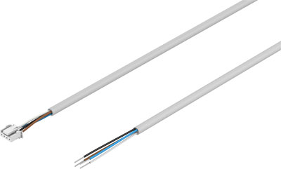 [NEBS-L1G4-K-2.5-LE4] CABLE P/ SENSORES SPAN / CONEX. IZQ. ZOC. RECTO - DER. 4 PINES EXT. ABIERTO / LONG. 2.5MT