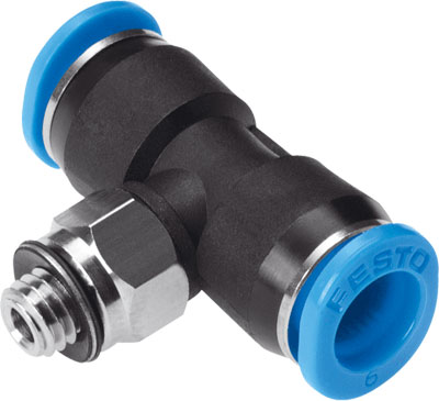 [QSMT-M5-6] RACOR RAPIDO / FORMA T / ROSCA M5 - RACOR 6MM