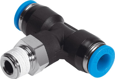 [QST-3/8-10] RACOR RAPIDO / FORMA T / CONEX. NEU. R3/8 - RACOR 10MM