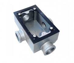 [85464] (PEDIR PRECIO) CAJA RECT ALUM P/INT/TOMA C/JUNTA 1 VIA  3/4" GAS BSP