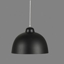 [178200] COLGANTE 1 LUZ CHAPA GRANDE (TEXT) NEGRO/BLANCO