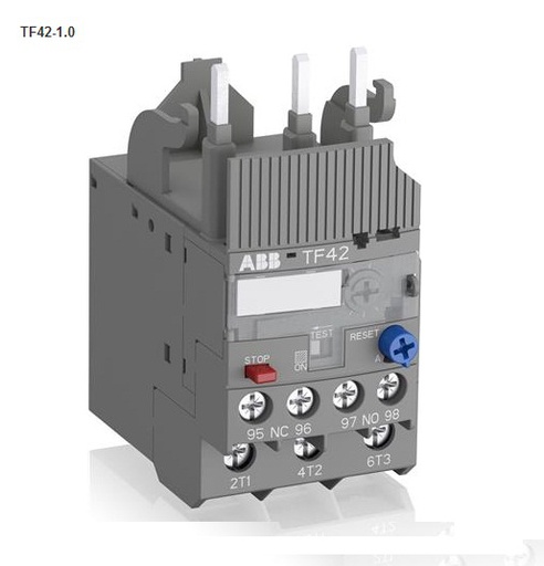 [TF42/1.00] RELE TERM 0.74-1.00A P/AF9-AF38 RESET MANUAL Y AUTOMATICO 1NA+1NC   TF42/1.00