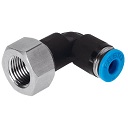 [180189] RACOR RAPIDO QSLF-1/4-6-B / FORMA L / CONEX NEU G1/4 - RACOR 6MM