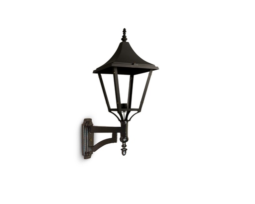 [181119] ARTEF FAROL CUADRADO NEGRO C/MENSULA