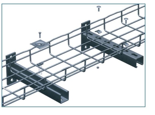 [182044] BANDEJA ALAMBRE GALV 200mm ALA 75   X 3 MTS