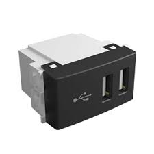 [90823] MOD CARGADOR DOBLE USB 3000mA GRIS