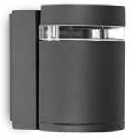 [184213] ARTEF PLAY DIFUSOR UNIDIRECCIONAL ALUM NEGRO CURVO  GU10   PLAY I