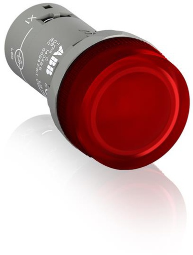 [CL2-523R] OJO DE BUEY PILOTO C/LED ROJO 220VCA 50000HS LINEA COMPACTA   CL2-523R