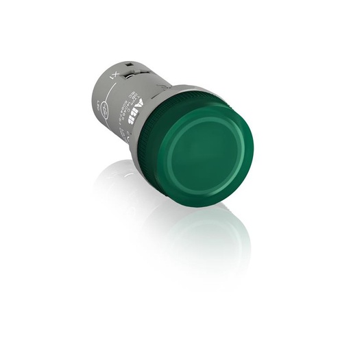 [CL2-523G] OJO DE BUEY PILOTO C/LED VERDE 220VCA 50000HS LINEA COMPACTA   CL2-523G