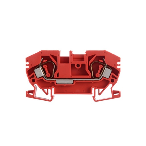 [BKF-06-RO] BORNE DE PASO 6MM2 A RESORTE ROJO   120.014