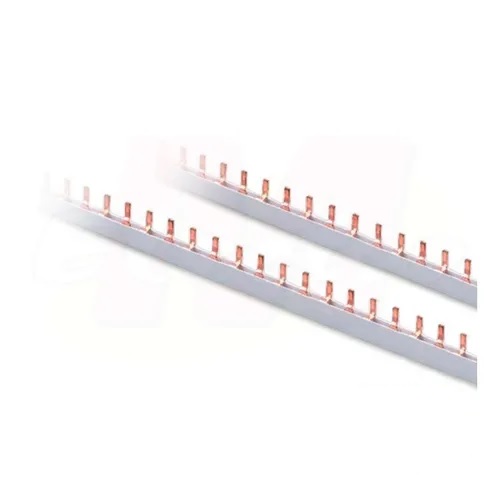 [98861] PEINE PUENTE RECTO 10 mm2 DE 2 POLOS / 1 METRO