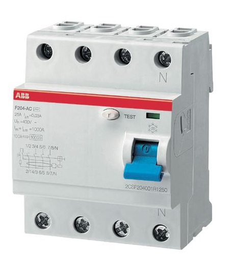 [F204 AC-80/0,03] INT DIFERENCIAL 4X   80A 30MA   F204 AC-80/0.03