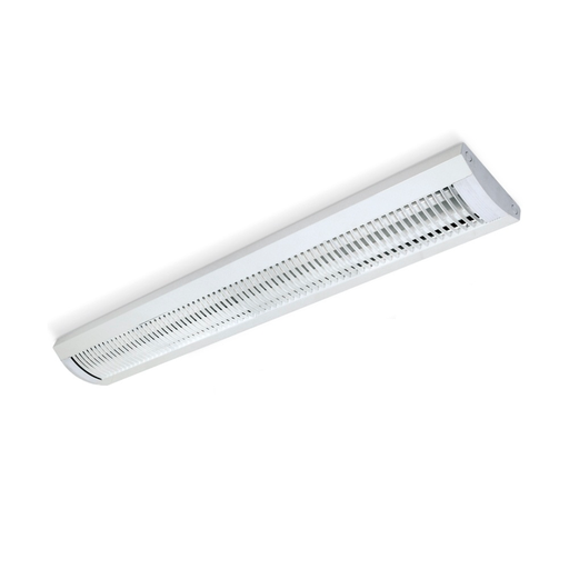 [103083] ARTEF FL PLAFON LED 2X 18W C/TUBOS LED FORTE C/LOUVER BLANCO