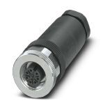 [SACC-M12FS-8CON-PG9-M] CONECTOR P/SENS/ACTUADOR HEMBRA RECTO 8 POLOS M12   COD. A  CONEX TORNILLO