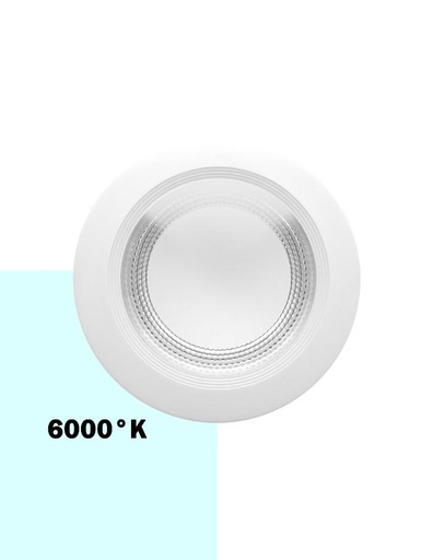 [103963] PANEL EMBUTIR LED FIJO CIRCULAR 30W LED COB 6000K LUZ FRIA