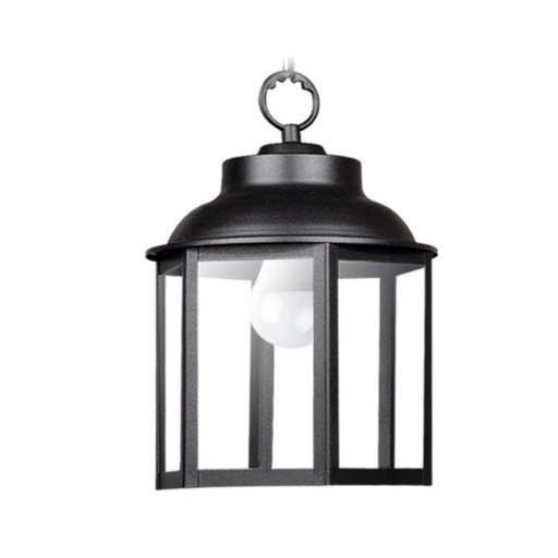 [104628] FAROL HEXAGONAL NEGRO