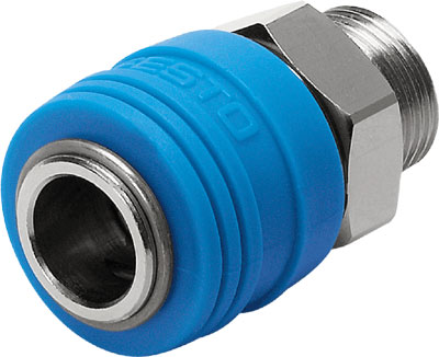 [531694] ACOPLAMIENTO ZOCALO KD4-1/4-A-R / TAMAÑO 4 / CONEX NEU ROSCA EXT G1/4 / AUTOBLOCANTE