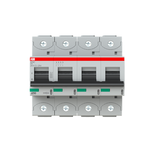 [S804C-C80] INT TERMOMAG 4X  80A CURVA C ICU=25KA ICS=18KA   S804C-C80