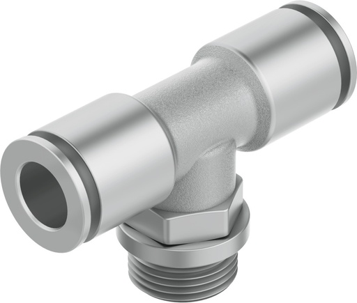 [NPQH-T-G14-Q10-P10] RACOR RAPIDO / FORMA T / ROSCA G1/4 - RACOR 10MM / LATON NIQUELADO