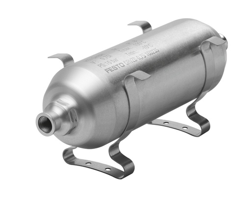 [CRVZS-0.75] DEPOSITO DE AIRE / VOLUMEN 0,75L / ACERO INOX. / ANTICORROSIVO SEGUN NORMA EU 97/23/CE AD 2000 / ROSCA G1/4