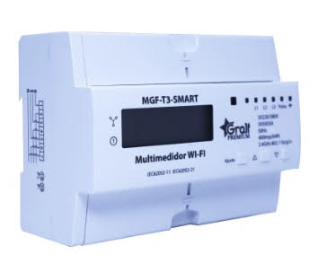 [112002] MULTIMEDIDOR PROTECTOR TRIFASICO DE SOBRECARGA - ALTA Y BAJA TENSION - MEDICION DE CONSUMO - WIFI